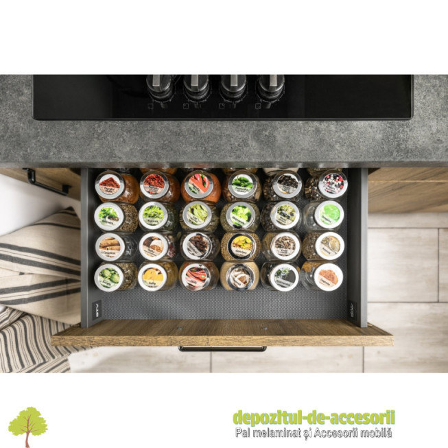 Sertar AXISPRO tip TANDEMBOX-H84mm, L400mm antracit