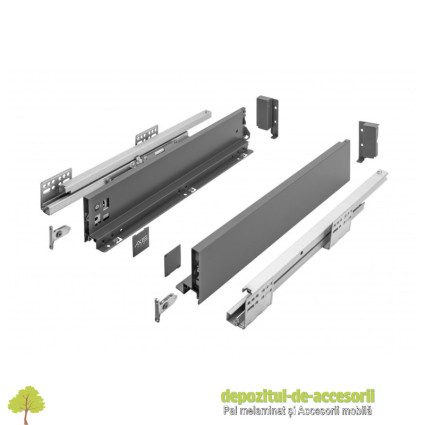Sertar AXISPRO tip TANDEMBOX-H84mm, L550mm antracit