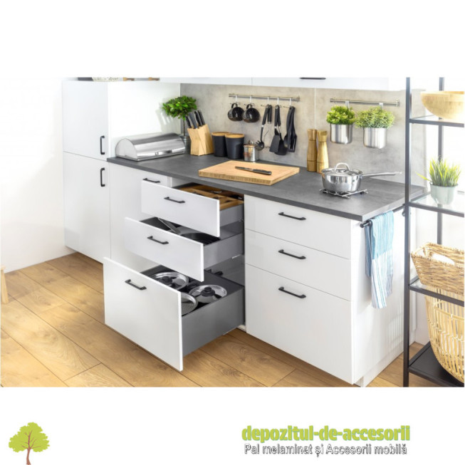 Sertar AXISPRO tip TANDEMBOX-H84mm, L550mm antracit