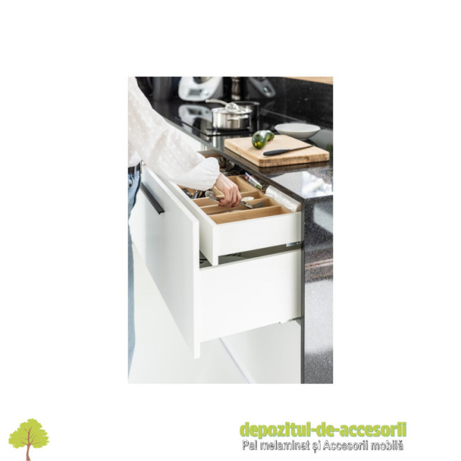 Sertar AXISPRO tip TANDEMBOX-H167mm, L450mm alb