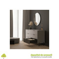 Picior mobilier RONDA, H 180mm, negru mat