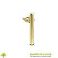 Picior mobilier RONDA, H 150mm, auriu periat