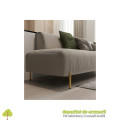 Picior mobilier RONDA, H 150mm, auriu periat