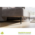 Picior mobilier SQUARE, H 150mm, negru mat