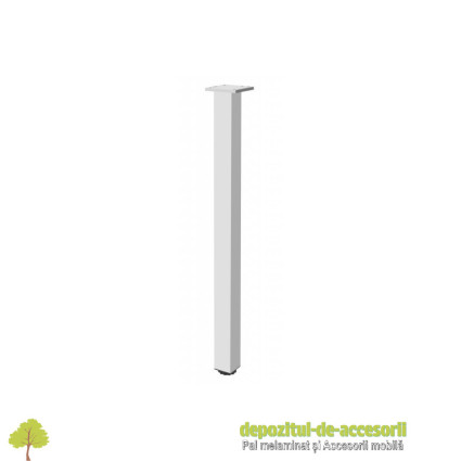 Picior de masa patrat din aluminiu cu reglare egalizare 710mm