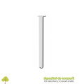 Picior de masă pătrat din aluminiu cu reglare egalizare 710mm