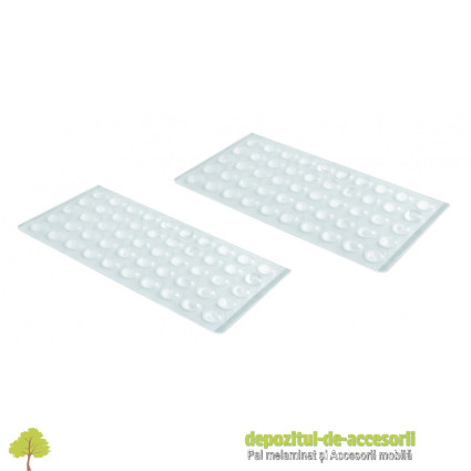 Amortizoare din silicon 10x3mm autoadezive