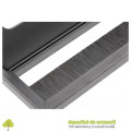 Trecere cabluri MERIDA 80x280mm, aluminiu, negru