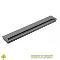 Trecere cabluri MERIDA 80x500mm, aluminiu, negru
