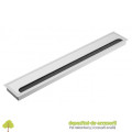 Trecere cabluri MERIDA 80x500mm, aluminiu, gri aluminiu
