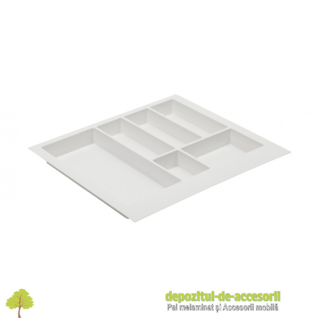 Organizator tacamuri pentru sertar AXISPACE 600, alb