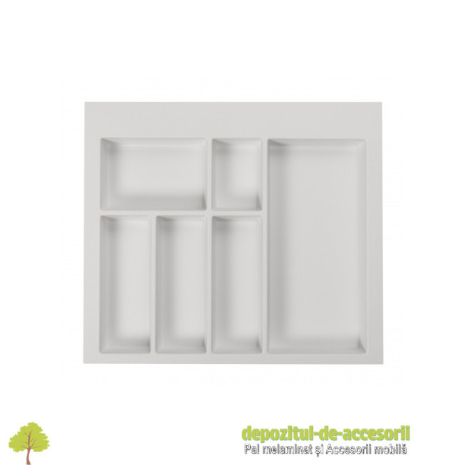 Organizator tacamuri pentru sertar AXISPACE 600, alb