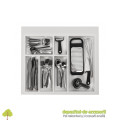 Organizator tacamuri pentru sertar AXISPACE 600, alb