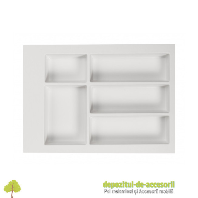 Organizator tacamuri pentru sertar AXISPACE 400, alb