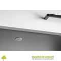 Comutator si dimmer tactil pentru banda LED, alb