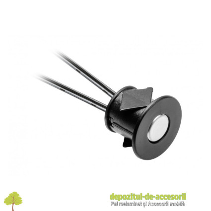 Comutator si dimmer tactil pentru banda LED, negru