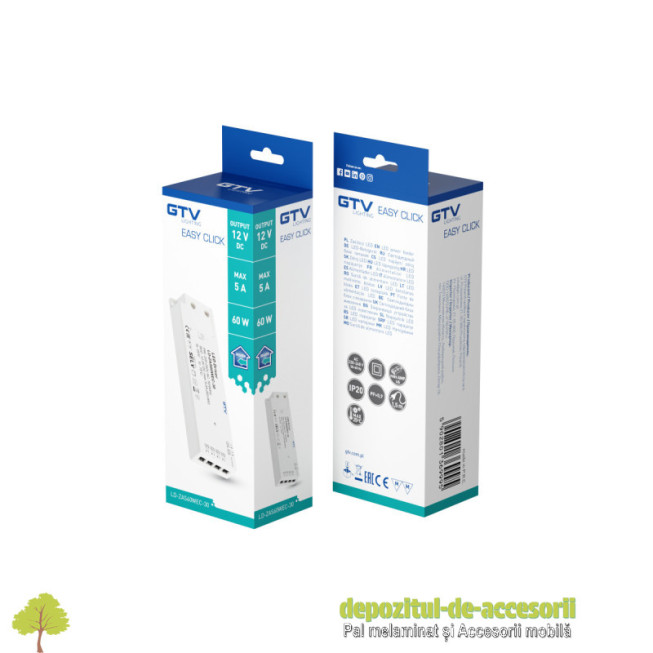 Sursa de alimentare SLIM EASY-CLICK, 60W