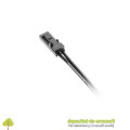Cablu de alimentare AWG24 cu mufa tata mini-AMP, 2m