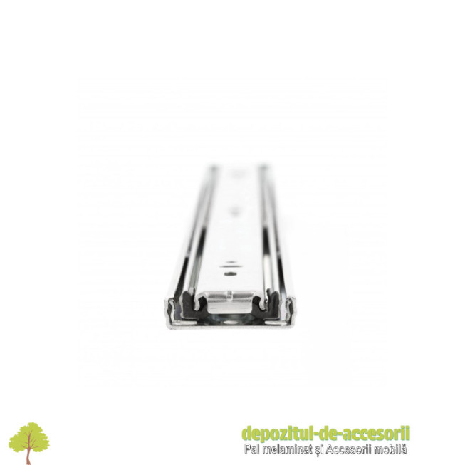 Glisiere cu bile L500mm, H45, soft-close, extragere totala