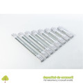 Glisiere cu bile L500mm, H45, soft-close, extragere totala