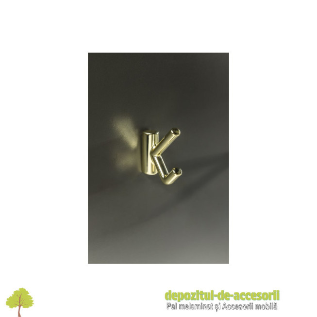 Cuier LENS, dublu, alama