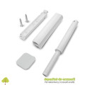 Push-to-open aplicat, magnetic, alb