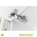 Balama incadrata ECHC, soft-close, clip-on