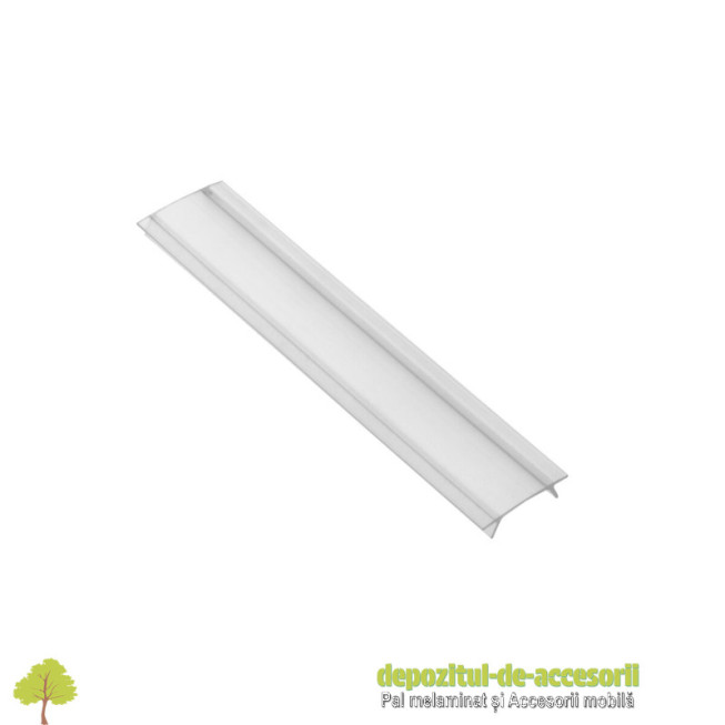 Difuzor lumina pentru profilul GLAX, transparent, 3m