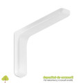 Suport polite 18cm, alb