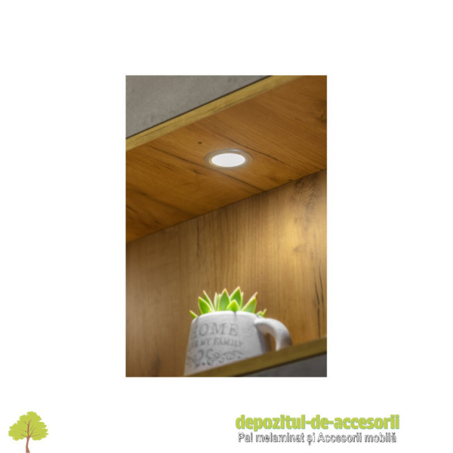 Corp de iluminat LED VASCO, 12V, 3000K, cablu mini AMP 2 m, aluminiu