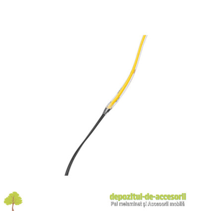 Banda LED COB 24V, 10W-m, alb cald, 50m