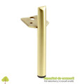 Picior mobilier RONDA, H150mm, auriu periat