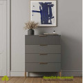 Picior mobilier RONDA, H150mm, auriu periat