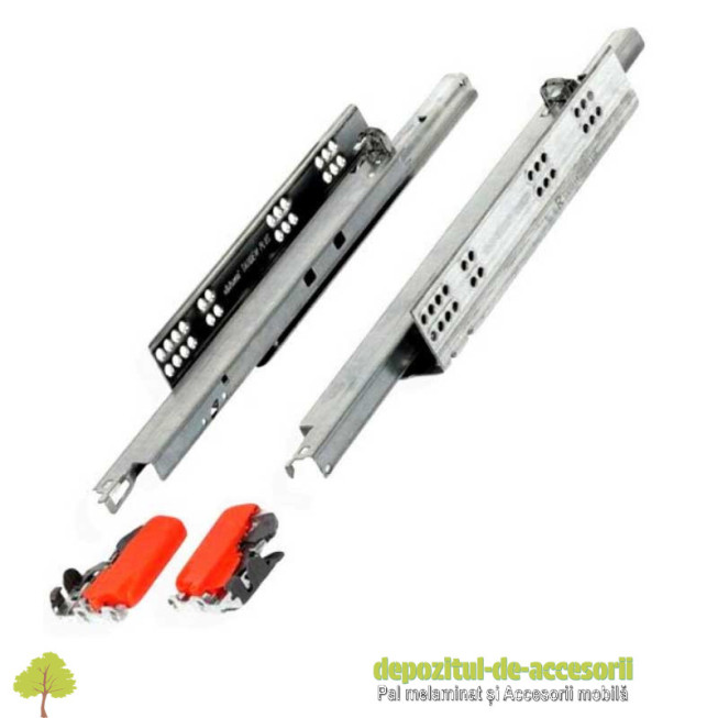 Glisiera Blum TANDEM extragere partiala L550mm, amortizare, pentru pal 19 mm 550F5500B