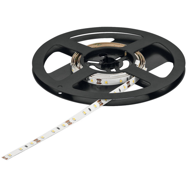 Bandă Häfele Loox5 Eco LED 2071, lățime 8 mm, tensiune alimentare 12 V, consum 4,8 W / metru, 60 puncte led / metru, IP20