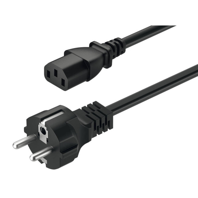 Cablu alimentare tip C13, Hafele, lungime 2m