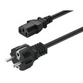 Cablu alimentare tip C13, Hafele, lungime 2m