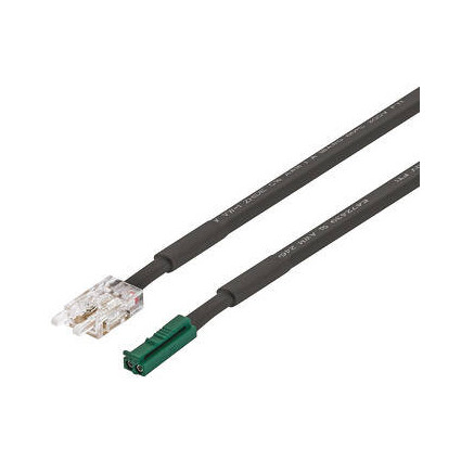 Cablu Loox5 pentru alimentare bandă LED COB, sistem 24 V, lățime 8 mm, conector alimentare 5 A