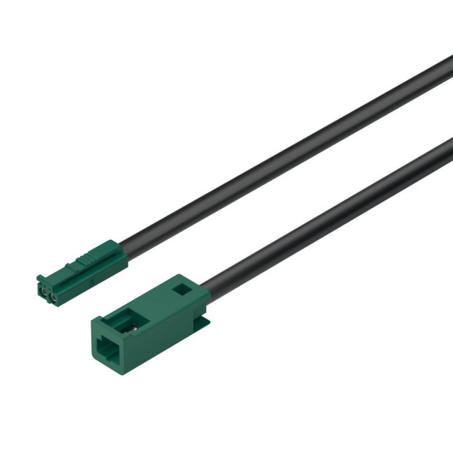 Cablu prelungitor pentru cablu alimentare bandă LED monocrom Häfele Loox5, sistem 24 V, 5 A