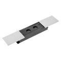 Priză pentru mobilier PRESTINO, 2x Schuko, USB A+C, HDMI, cablu RJ45 de 1,5 m, aluminiu
