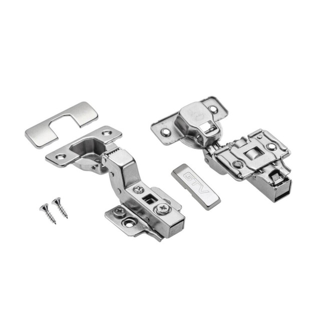 Balama încadrata cu amortizare, reglaj 3D, hc07, placă de montaj, h0, fără șurub