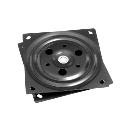 Suport TV pivotant pătrat, 175×175 mm, negru