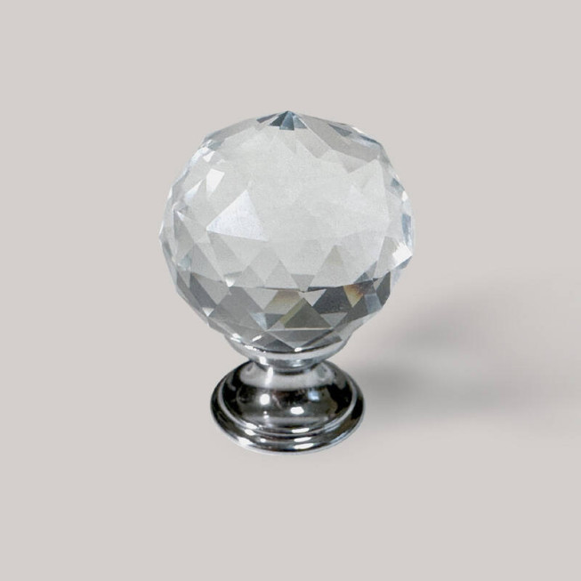 Buton mobilă Richy cristal, design elegant, finisaj premium