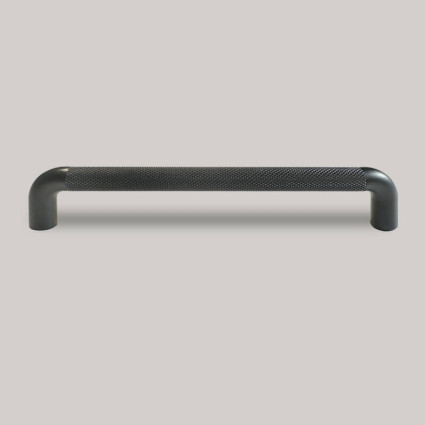 Mâner mobilă Ergo, design ergonomic, negru, 128 mm