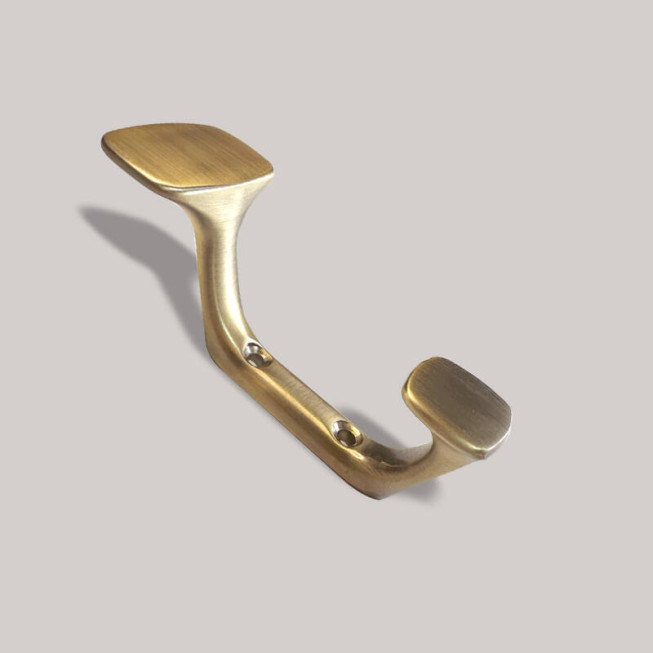 Cuier mobilă DCM-C3, agățătoare dublă, auriu