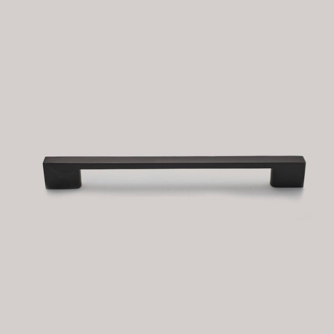 Mâner mobilă B0014, design minimalist, profil subțire, 128 mm, negru