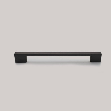Mâner mobilă B0014, design minimalist, profil subțire, 160 mm, negru