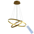 Lustră LED 85 W, 5660 lm, 3 Temperaturi de Culoare (3000K/4000K/6500K) cu Telecomandă