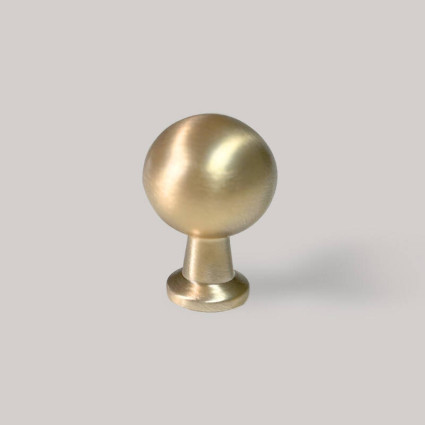 Buton mobilă „Oslo”,  finisaj modern, pentru sertare și uși de mobilier, auriu