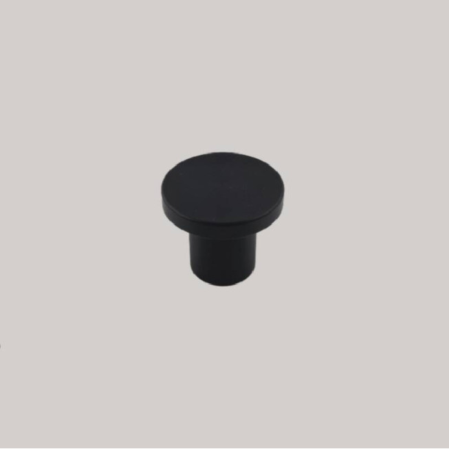 Buton mobilă Nero, design modern, pentru sertare și uși de mobilier, negru